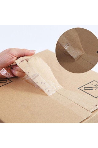 Sones Blokaj Bandı Ekspres Paketleme Sızdırmazlık Bandı, Model: 60mmx100m Şeffaf Sarı