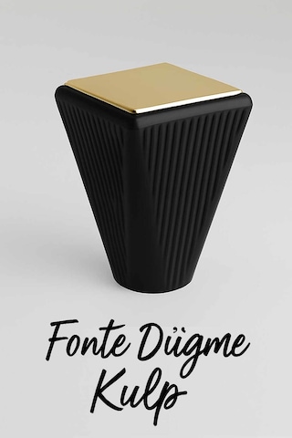 Lüks Fonte Düğme Mobilya,çekmece,tv Ünitesi.dolap,yatak Odası,şifonyer Kulpu Siyah