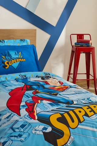 Karaca Home Superman Stronger Tek Kişilik Nevresim Takımı Mavi