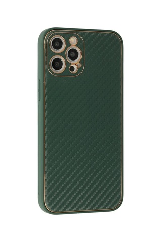 Apple iPhone Uyumlu 13 Pro Kılıf Lensli Silikon - Gold