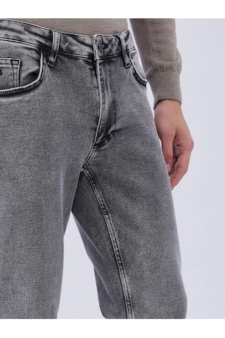 Kip Antrasit Slim Fit Denim Pamuk Karışımlı Pantolon Çok Renkli