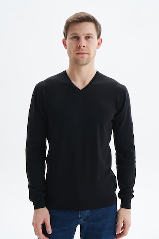 Arma Erkek Slim Fit Basic V Yaka Triko Kazak K9kro0852 Siyah