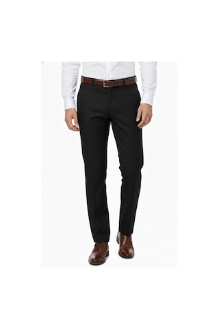 Kamer Erkek Regular Fit Klasik Pilesiz Kanvas Pantolon P1142 Bgl-st04795 Siyah