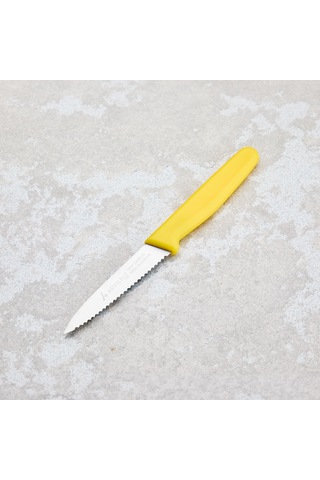 Aryıldız Solo Tırtıklı Sebze Bıçağı Sarı 10 Cm Renkli