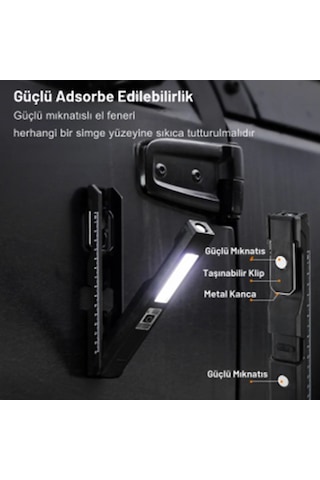 Powerdex El Feneri-ec Mat Siyah