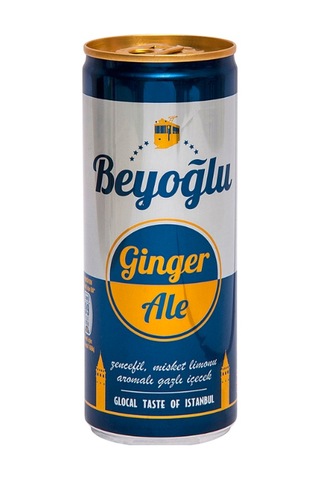 Beyoğlu Ginger Ale Zencefil Aromalı Gazlı İçecek 24 x 250 ML