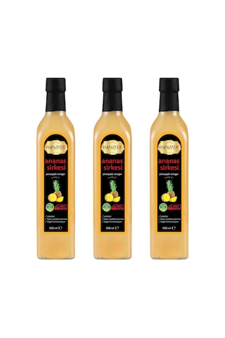 Hanzade Bitkisel Ananas Sirkesi 3 x 500 ML