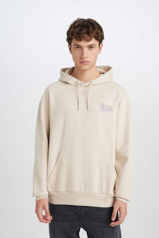 Defacto Rick And Morty Boxy Fit Kapüşonlu Baskılı Sweatshirt D6770ax25spbg702 Bej-bg702