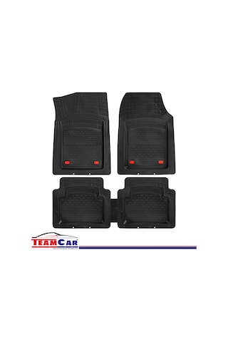 Teamcar Renault Clio 4 2012-2019 4d Havuzlu Universal Yumuşak Paspas Spark Siyah
