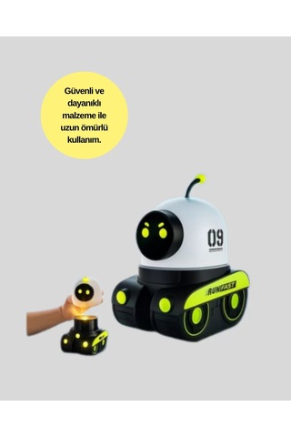 Northcity Robot Tasarımlı Yıldızlı Gökyüzü Projektör Ve Bluetooth Hoparlör - Gece Lambası Ve Eğlence İçin