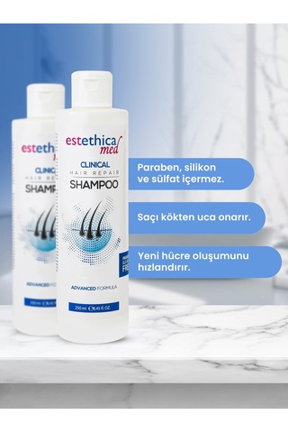 Doctor Almas Estethicamed Saç Dökülmesine Karşı Şampuan 2 x 250 ML