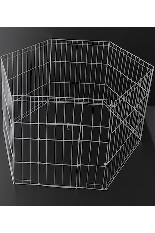 Çotanak Kafes Köpek Kedi Çiti Panel Oyun Alanı 6 Parça Metal 100 x 62 CM