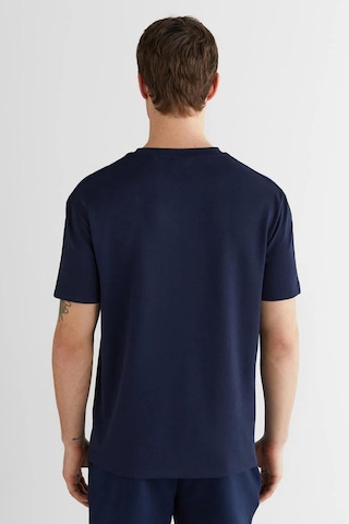 Gant Erkek Lacivert Baskılı Kısa Kollu T-shirt-14685