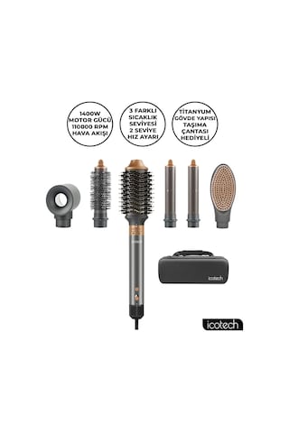 Icotech HS60 6 ın 1 Multi Styler Saç Şekillendirici