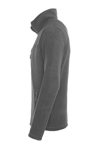 Genius Store Store Erkek Polar Tam Fermuarlı 3 Cepli Outdoor Polar Ceket Tactical Flecee Gri Koyu Gri