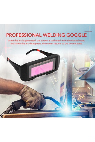 Dianziye Güneş Enerjili Otomatik Değişen Işık Welder Gözlüğü - Uv Ve Işık Koruyucu, Profesyonel Kaynak Koruması Tl160001