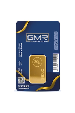 Rimagold 20 Gr 24 Ayar 999.9 Milyem Gmr Gram Altın