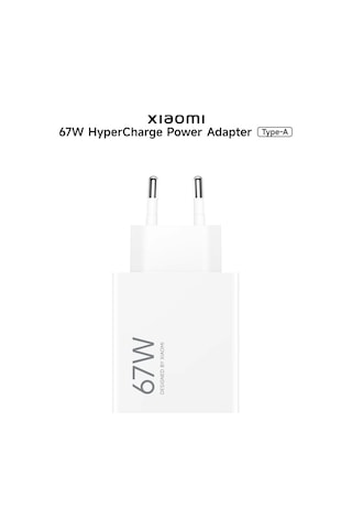 Xiaomi 67w Hypercharge Power Adapter Type-a Eu Mdy-12-eh Hızlı Şarj Adaptörü