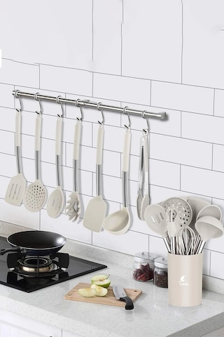 Guojin 26'lı Paslanmaz Çelik Silikon Uçlu Spatula Seti