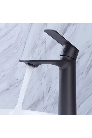 Fawer Faucet & Shower Siyah Lavabo Bataryası - 600 -by Siyah