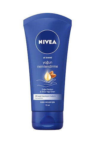 Nivea Yoğun Nemlendirme Doğal Badem ve Shea Yağı Özleri El Kremi 75 ML