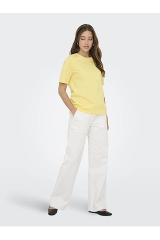 Only Onlfreja Lıfe Sarı Kadın T-shirt 15367970 Sarı