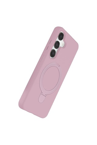 Newface - 355 - Galaxy Uyumlu S25 Regal Magsafe Standlı Kapak - - Glblseme - Açık Pembe