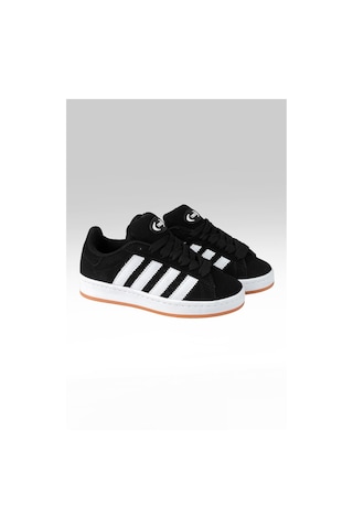 Modmen Cmps Unisex Bağcıklı Ortopedik Spor Sneaker Ayakkabı Siyah-beyaz Çizgi