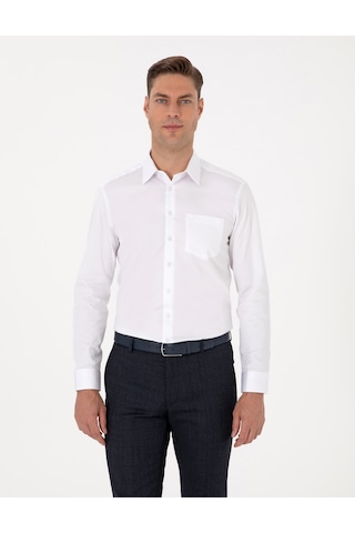 Pierre Cardin Erkek Beyaz Gömlek Basic 50313177-vr013 Beyaz