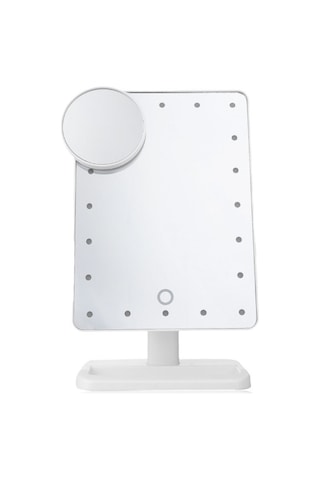 Sones Taşınabilir Led Dokunmatik Sensörlü Ayna Lamba Masaüstü Dolgu Işığı Beyaz