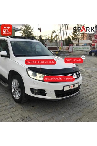 Volkswagen Tiguan 2012-2015 Yıl Aralığı Uyumlu Kaput Rüzgarlığı 4mm