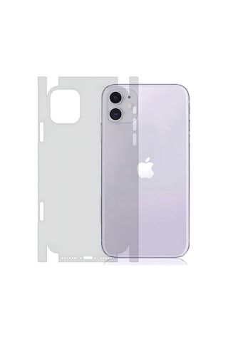 Forzacase Apple Uyumlu iPhone 11 İle Hydrogel Esnek Yan Ve Arka Kapak Koruma Filmi - Fc539