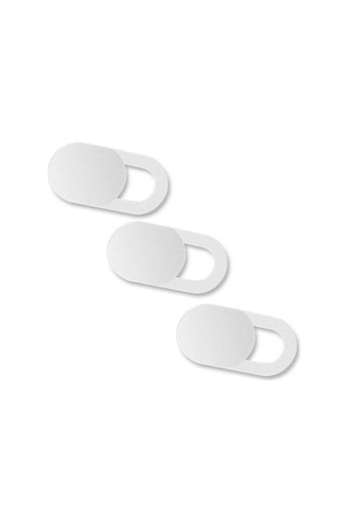 Gajeena Kamera Gizlilik Kapağı 3 Adet Beyaz - İnternet Gizliliğini Sağlar - Telefon, Dizüstü Bilgisayar, Tablet Uyumlu - Ultra İnce Abs Malzeme