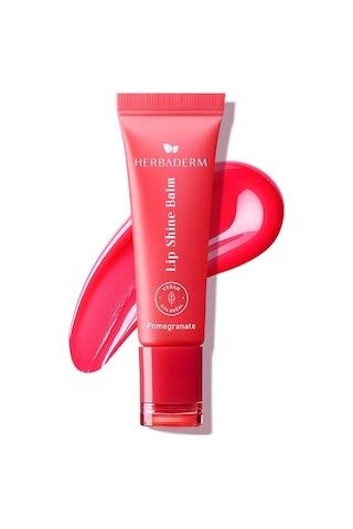 Herbaderm Parlatıcı, Dolgunlaştırıcı, Onarıcı Renkli Dudak Balmı, Nar Aromalı 10 Ml Herba701520