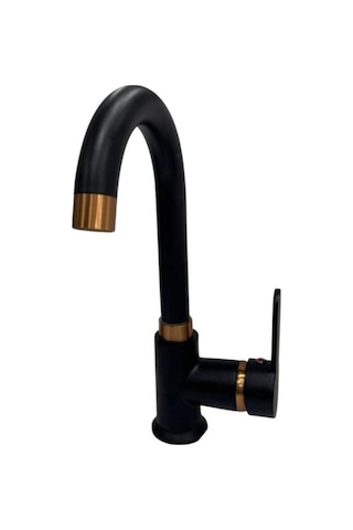 Armour Armatür Lavabo Bataryası Siyah Rose Siyah