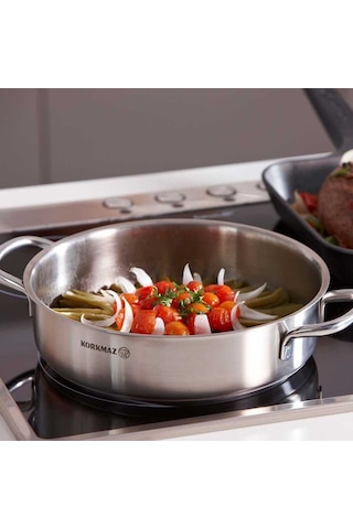 Korkmaz A1609 Perla 9 Parça Çelik Tencere Tava Seti