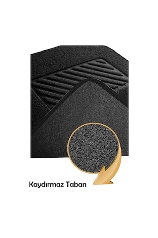 Oto Halı Paspas Siyah Biyeli Her Araca Uygun