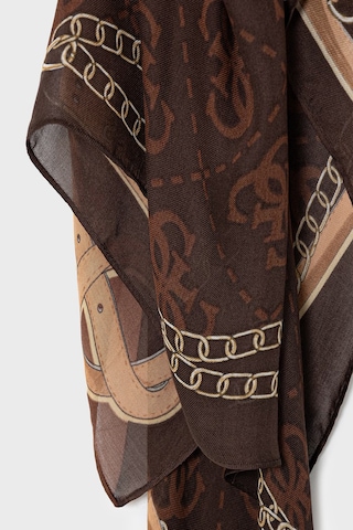 Guess Lindsey Desenli 120 X 120 Cm Eşarp Aw5536mod03 Bayan Eşarp Aw5536 Mod03 Bnl Kahve