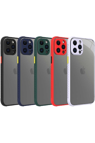 Apple Uyumlu iPhone 12 Pro Max Kaff Kılıf lacivert Lacivert