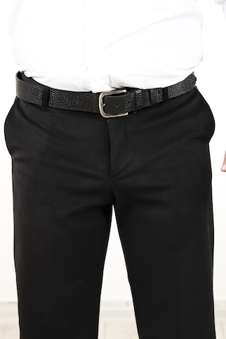 Neowit Erkek İçi Polarlı Yan Cep Klasik Kesim Kadife Pantolon Siyah