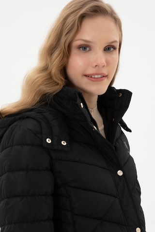 U.s. Polo Assn. Kadın Siyah Kaban 50312015-vr046 Siyah