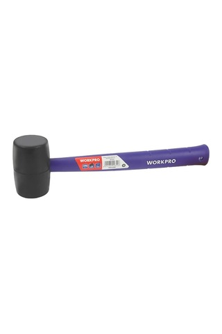 Workpro Wp241041 57mm 450gr Pvc Pp Saplı Siyah Kauçuk Tokmak Fr Wp241041
