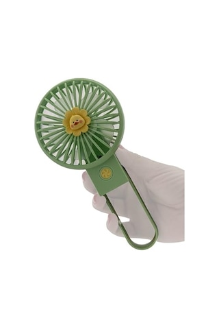 Taşınabilir Mini Usb Fan Led Işıklı Masa Üstü 3 Kademeli Dahili Işık Şarj Edilebilir Mini Vantilatör Soğutuc