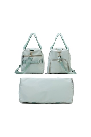 20200 Büyük Kapasiteli Su Geçirmez Spor Fitness Messenger Çantası, Boyut: L Açık Gri Diğer