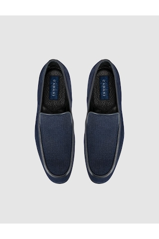 Cabani Premium Deri Lacivert Erkek Loafer