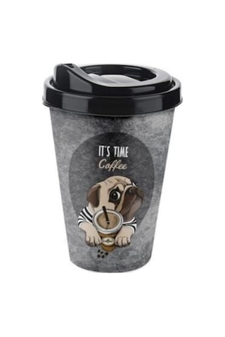 Coffee Bardak 400 Ml It's Time Coffee Kahve Çay Bardağı Karışık Çok Renkli