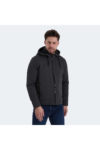Slazenger HENDRIKKO Erkek Mont & Kaban Koyu Gri