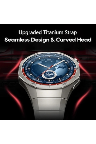 Huawei Watch Gt 6 Pro 46mm Kordon Baklalı Metal Kordon Titanyum Saate 1e-1 Uyum+kısıltma Apratı