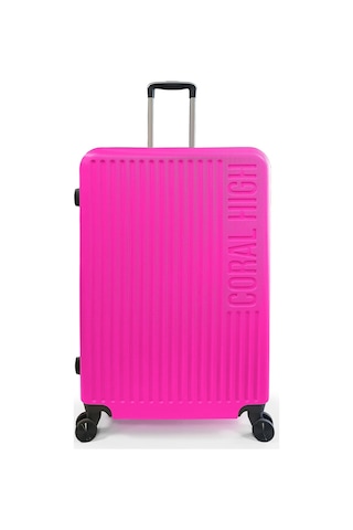 Coral High Abs Pembe Büyük Boy Valiz 16418 Pembe