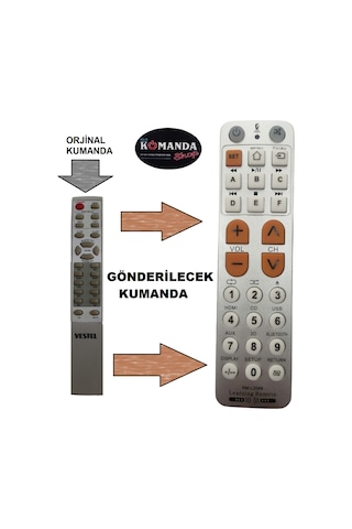 Vestel Uyumlu Ht-728dt 5+1 Ses Sistemi Kumandası Vestel Uyumlu Ht-728dt 5+1 Ses Sistemi Kumandası